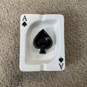 ace of cards ashtray/jewelry tray
